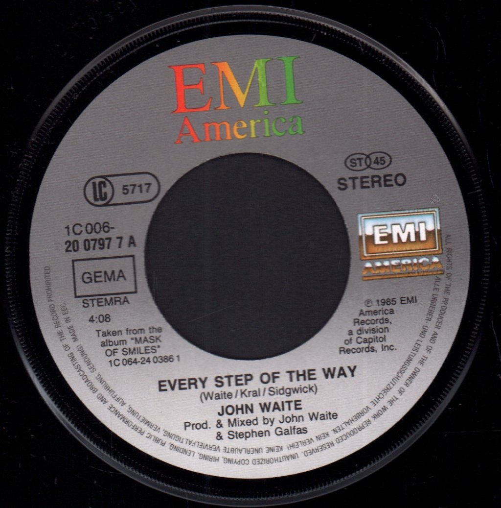 John Waite - Every Step Of The Way - 7 Inch