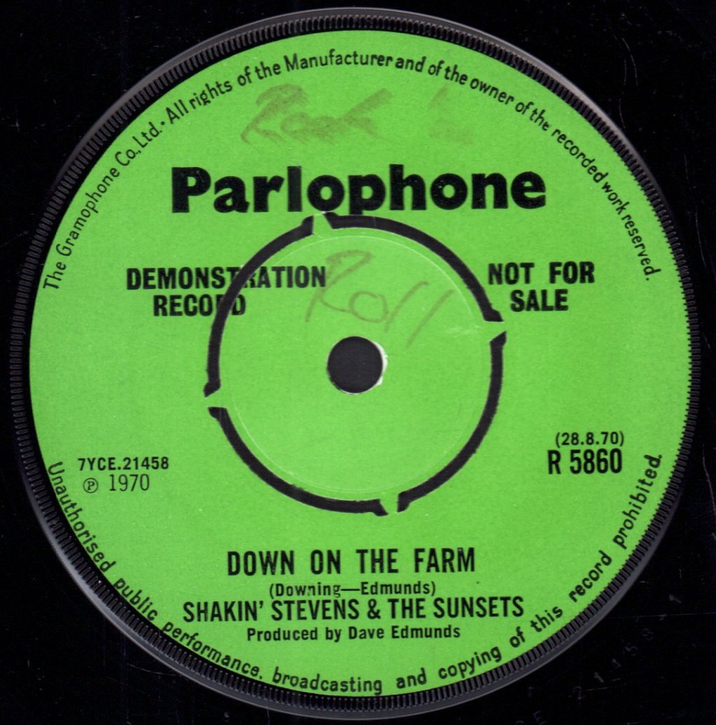Shakin' Stevens And The Sunsets - Spirit Of Woodstock - 7 Inch