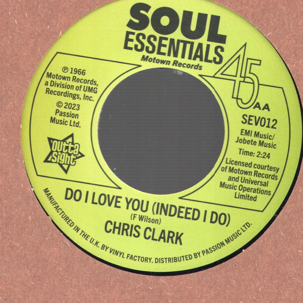Chris Clark - Something's Wrong / Do I Love You (Indeed I Do) - 7 Inch