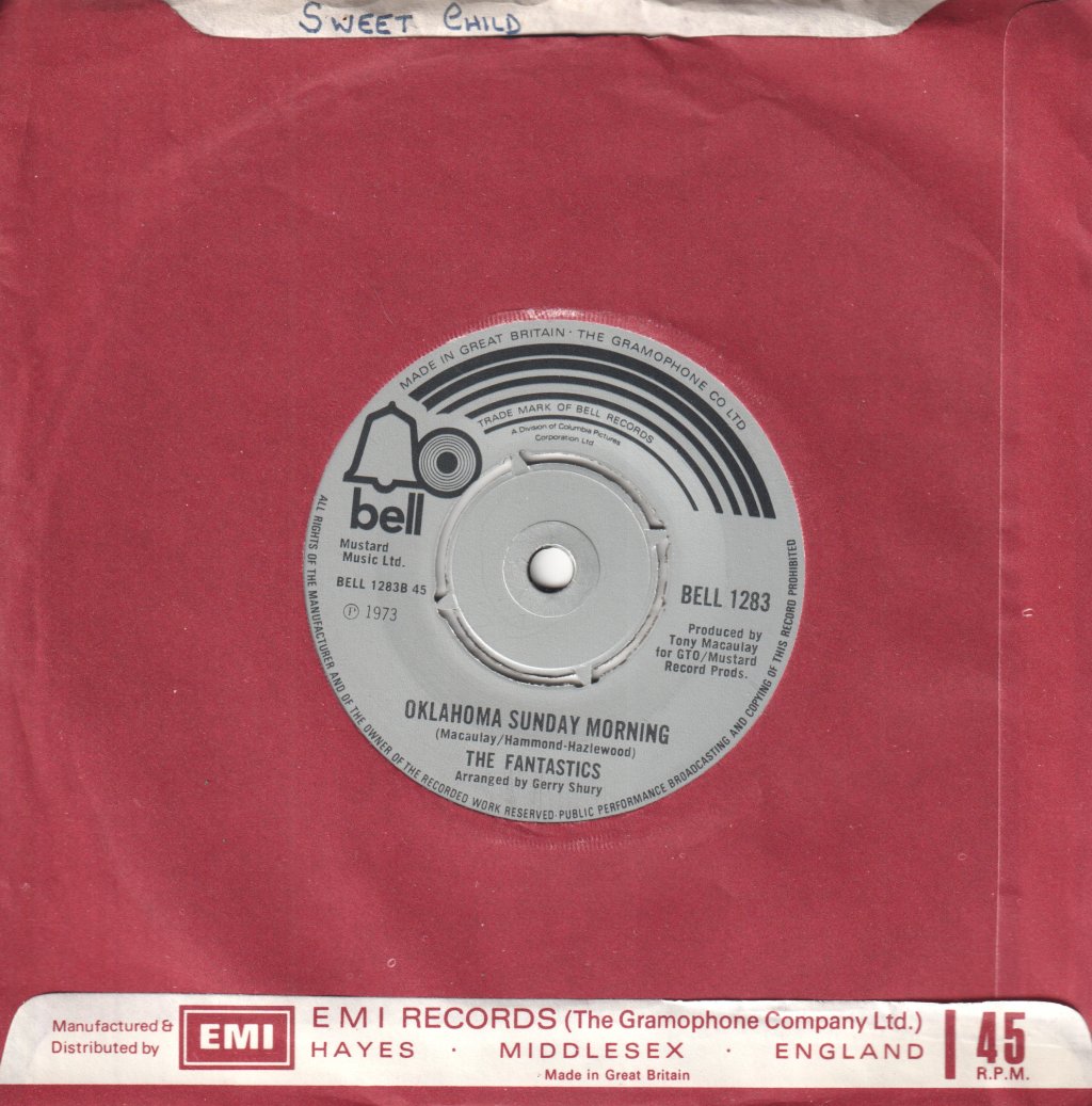 Fantastics - Sweet Child - 7 Inch