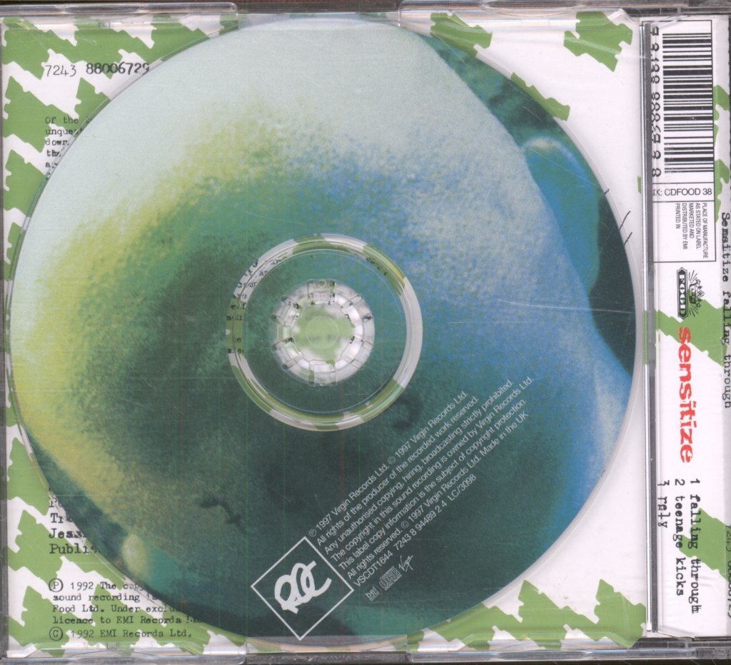 Sensitize - Falling Through - Cd