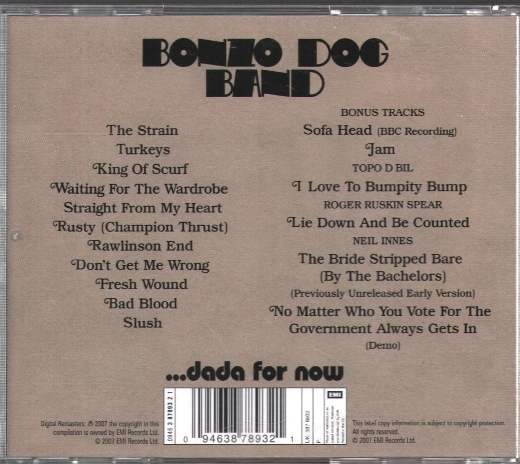 Bonzo Dog Doo-Dah Band - Let's Make Up And Be Friendly - Cd