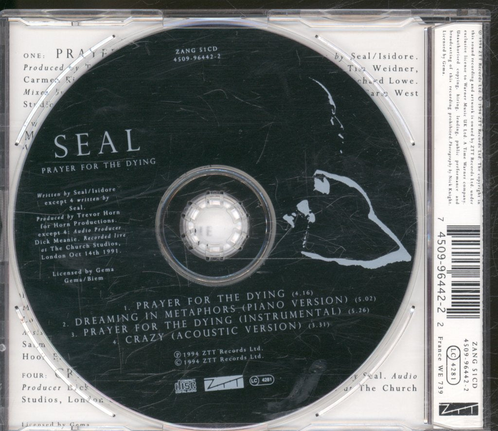Seal - Prayer For The Dying - Cd