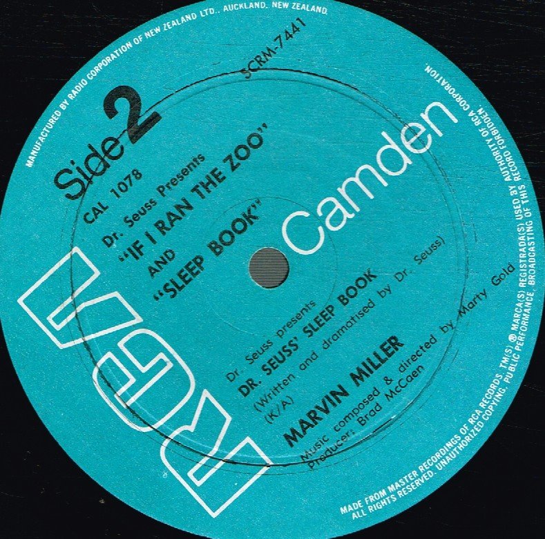 Dr. Seuss - If I Ran The Zoo / Dr. Seuss's Sleep Book - Lp