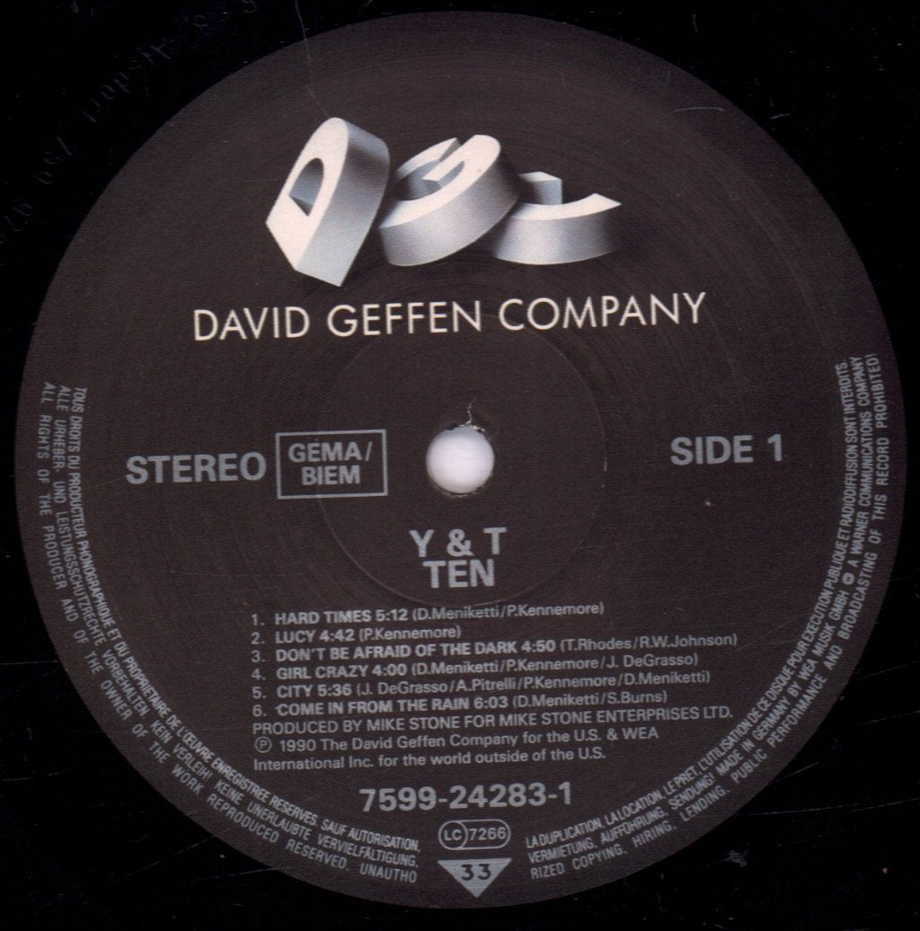 Y&T - Ten - Lp