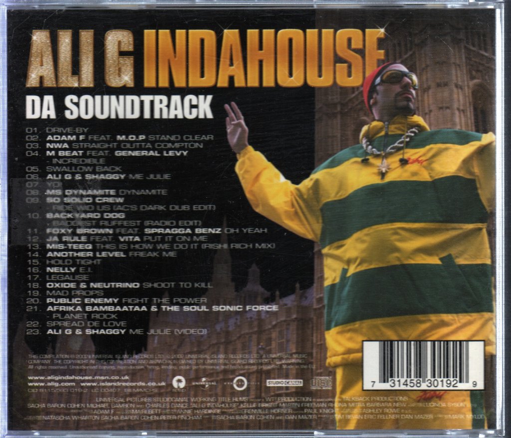 Various Artists - Ali G Indahouse - Da Soundtrack - Cd