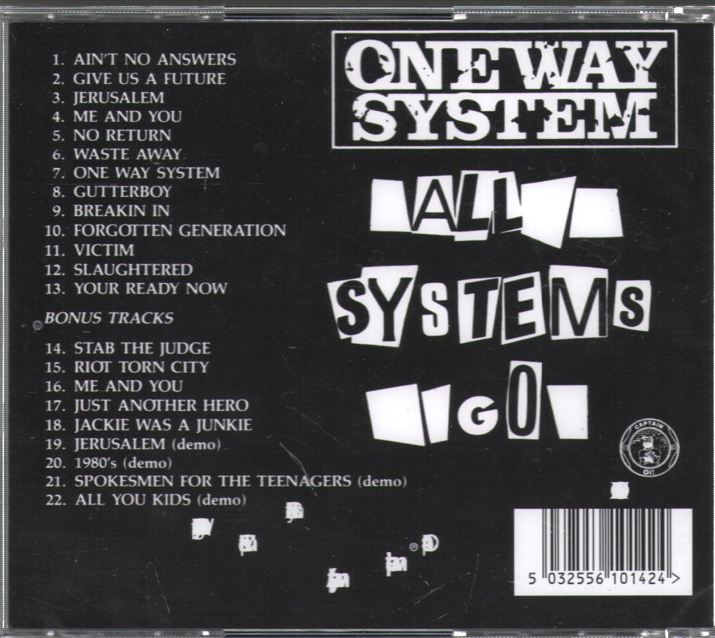 One Way System - All Systems Go - Cd