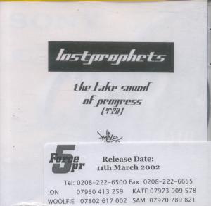 Lostprophets - Fake Sound Of Progress - Cdr