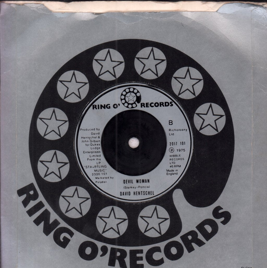 David Hentschel - Oh My My - 7 Inch