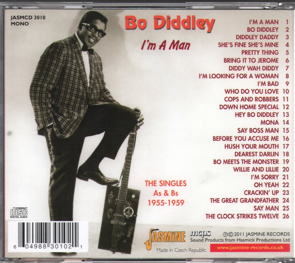 Bo Diddley - I'm A Man: The Singles As & Bs 1955-1959 - Cd