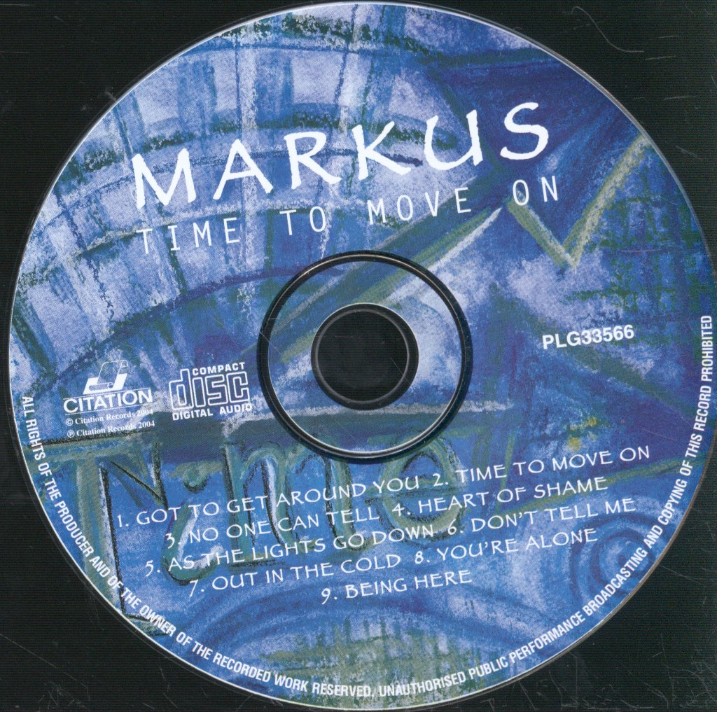 Markus - Time To Move On - Cd