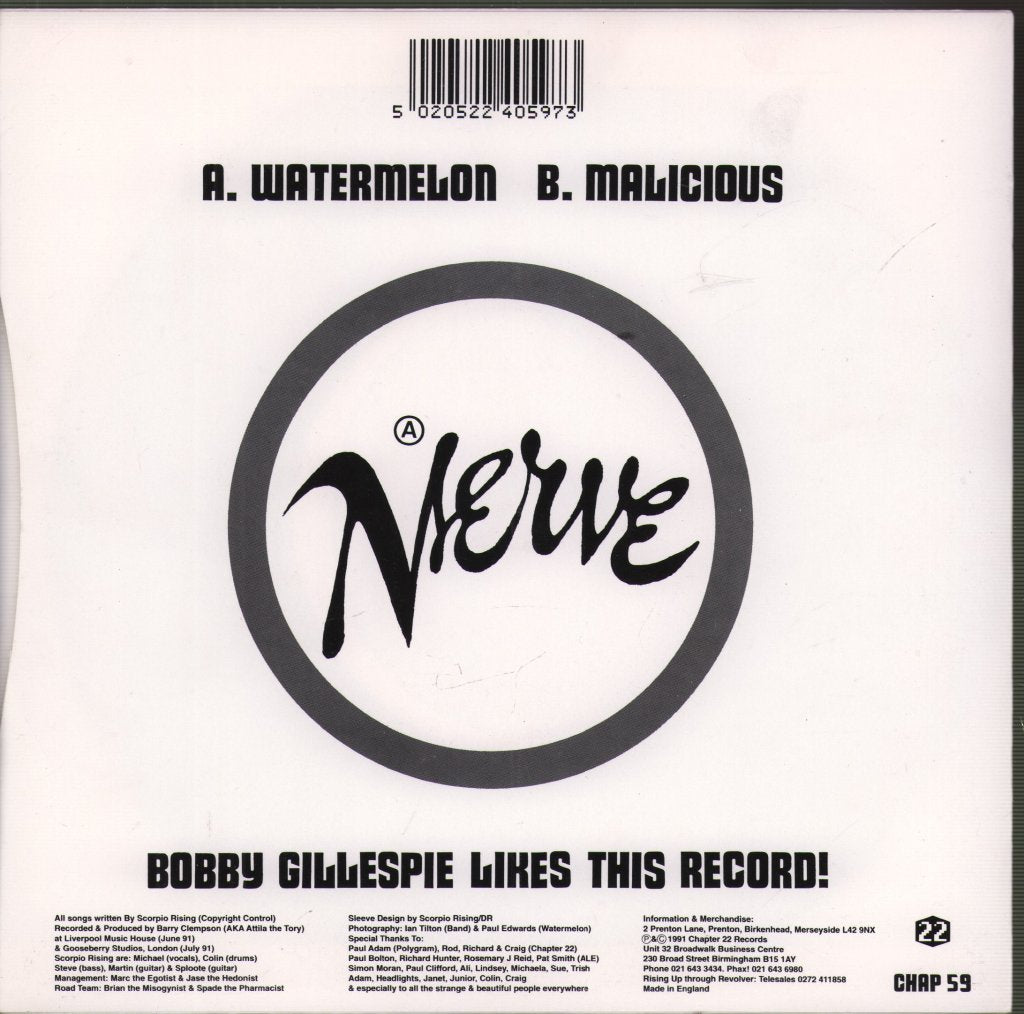 Scorpio Rising - Watermelon E.P. - 7 Inch