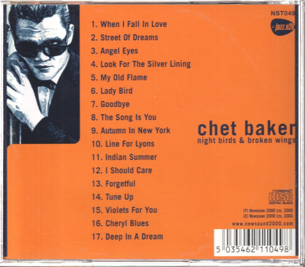 Chet Baker - Night Birds & Broken Wings - Cd