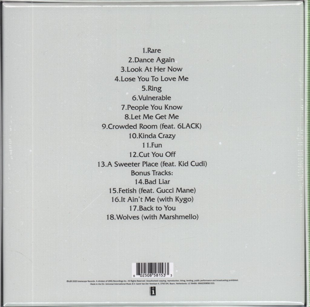 Selena Gomez - Rare - Cd Box Set