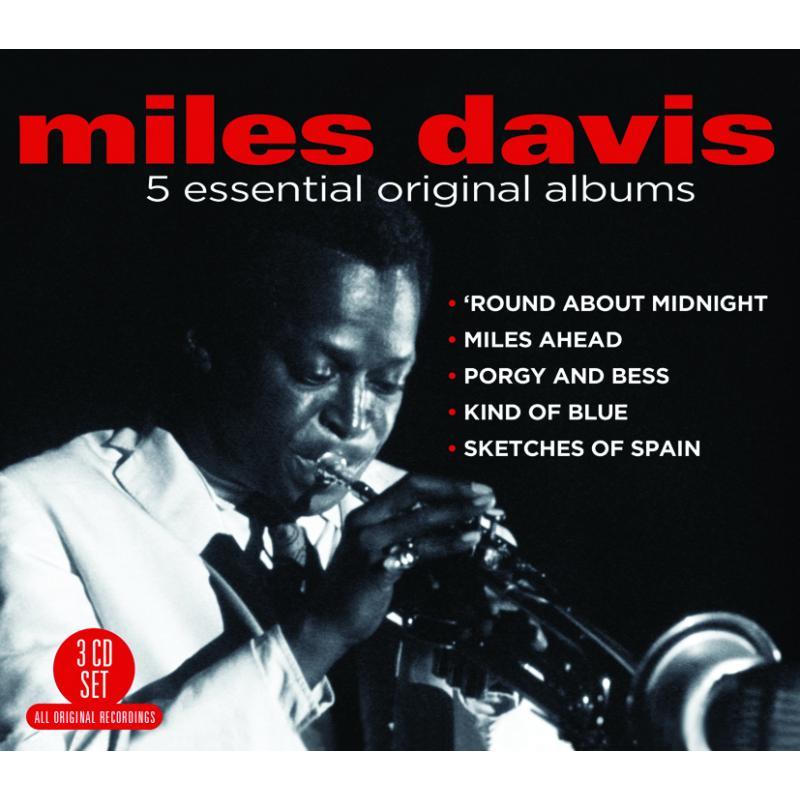 Miles Davis - 5 Essential Original Albums - Triple Cd