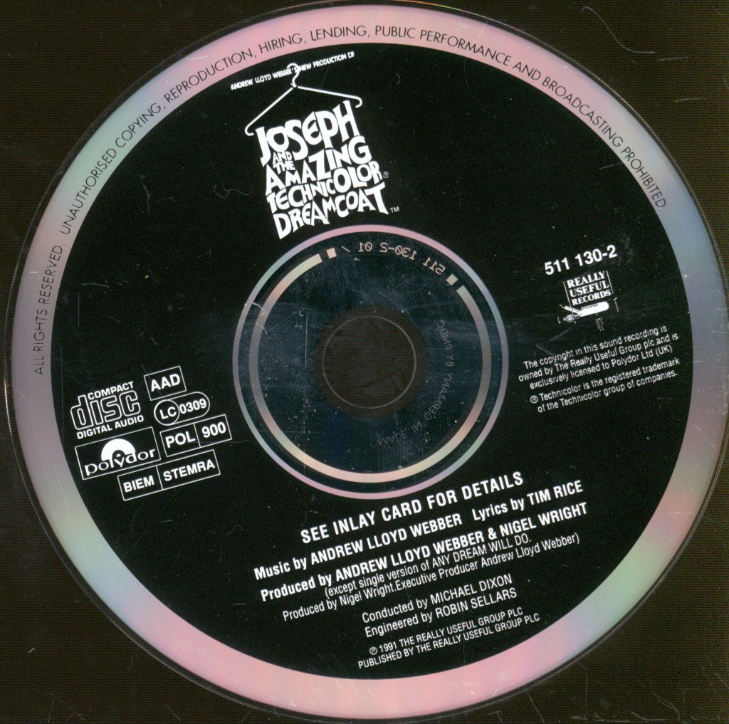 Various Artists - Andrew Lloyd Webber's New Production Of: Joseph And The Amazing Technicolor Dreamcoat - Cd