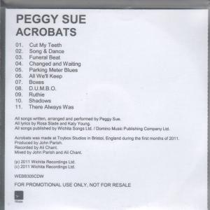 Peggy Sue - Acrobats - Cdr