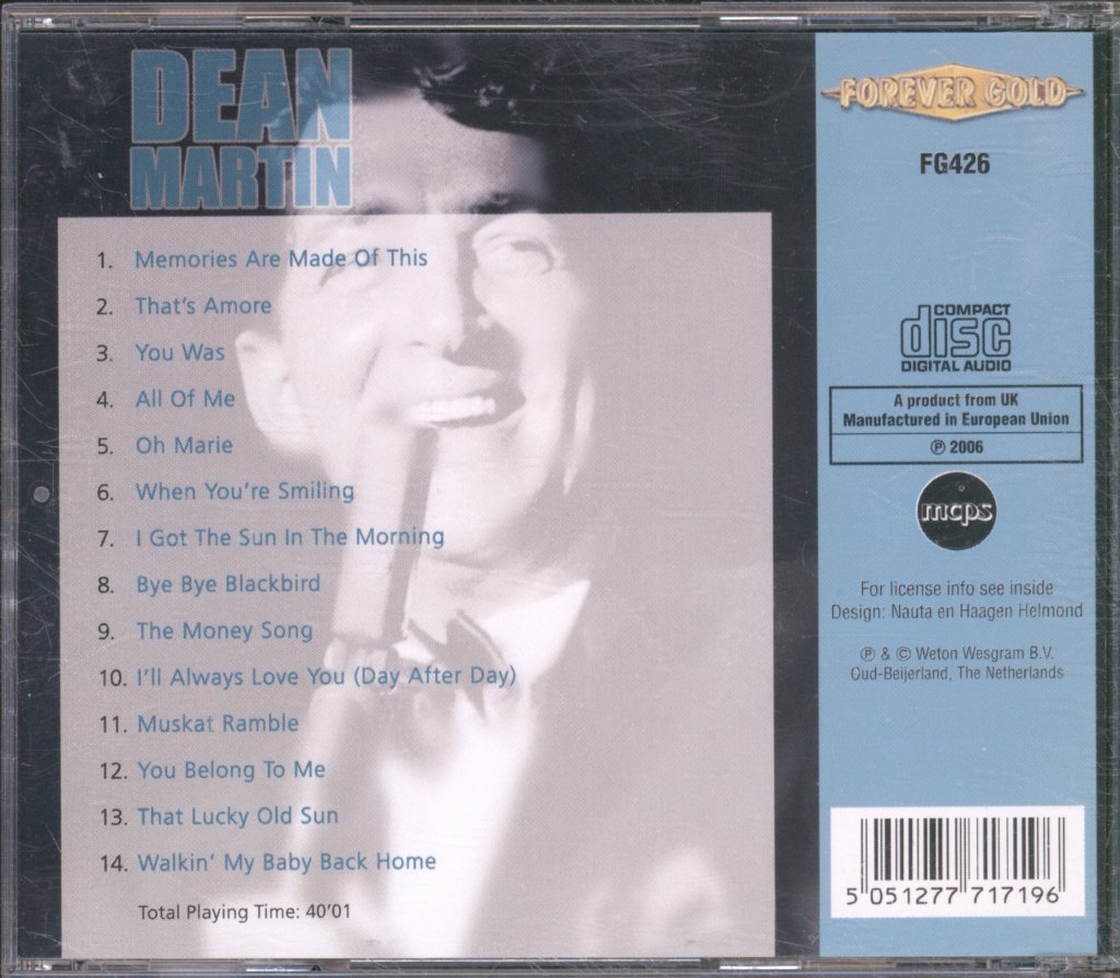 Dean Martin - Dean Martin - Cd