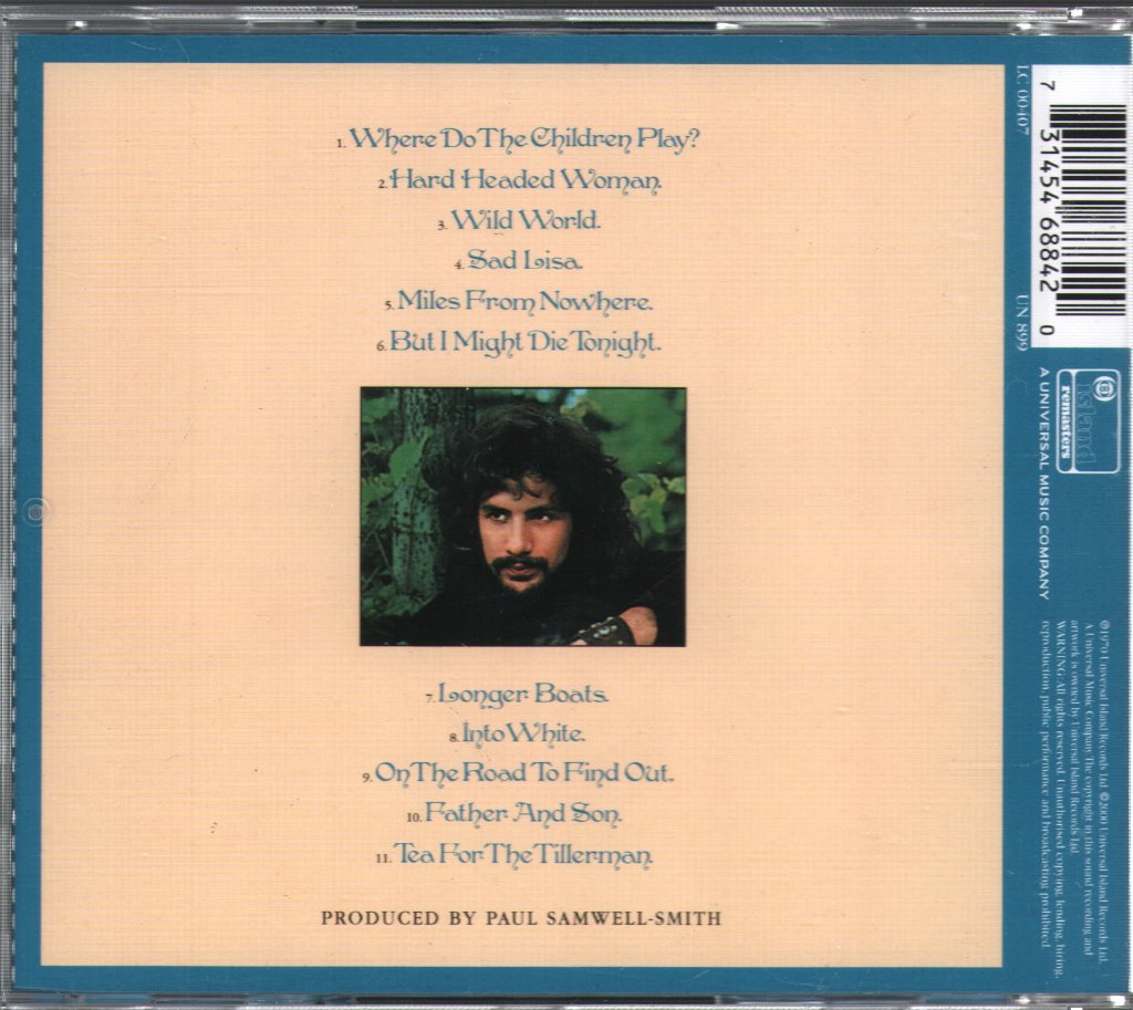 Cat Stevens - Tea For The Tillerman - Cd