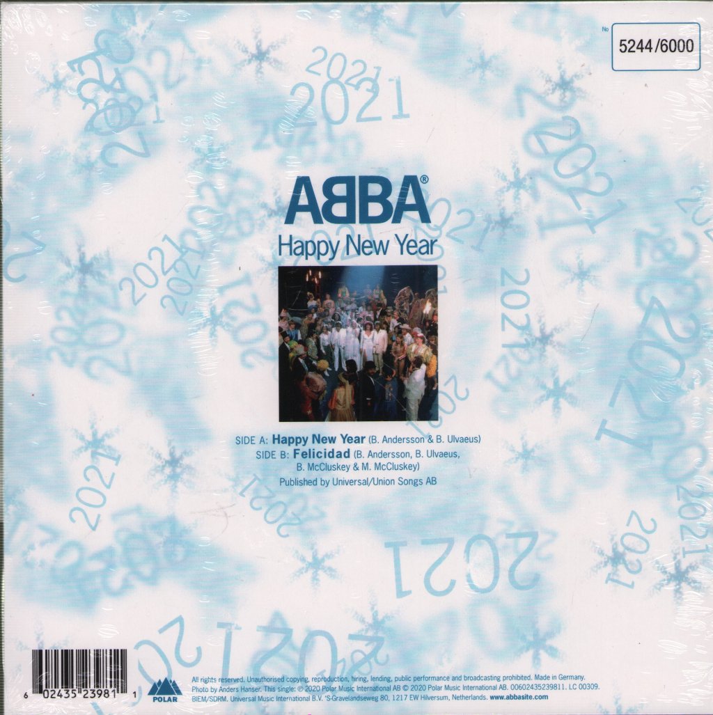 ABBA - Happy New Year - 7 Inch
