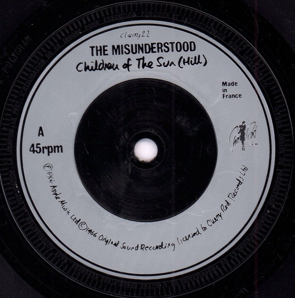 Misunderstood - Children Of The Sun - 7 Inch