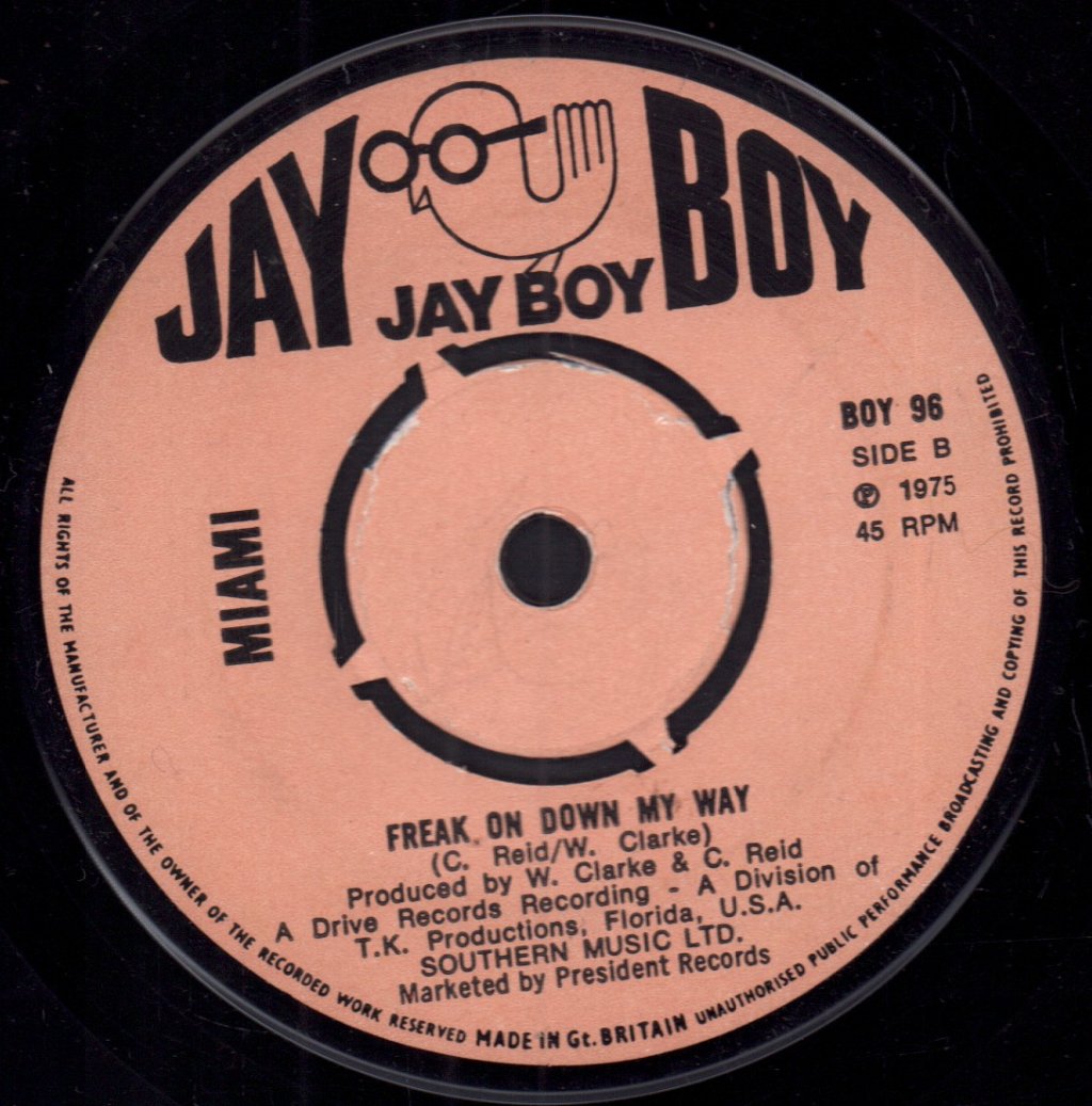 Miami (Funk Group) - Funk It Up - 7 Inch