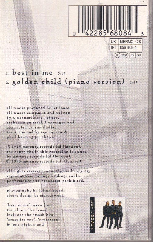 Let Loose - Best In Me - Cassette