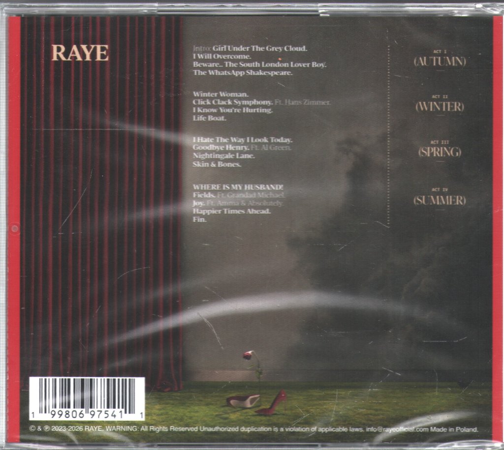 Raye - THIS MUSIC MAY CONTAIN HOPE. - Cd