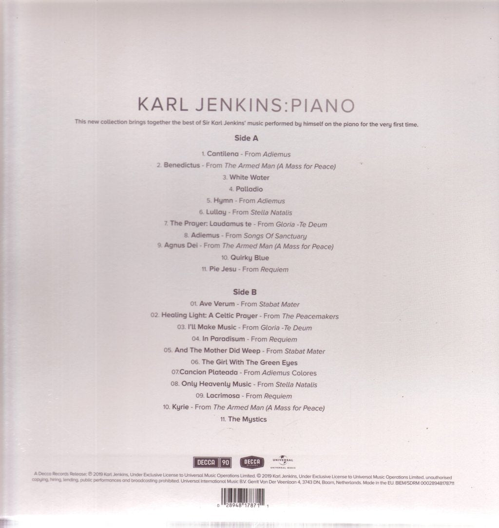 Karl Jenkins - Karl Jenkins:Piano - Lp