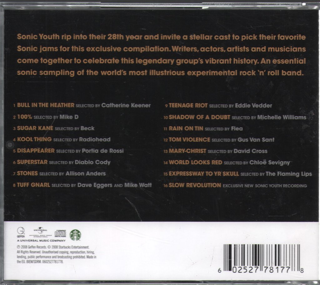 Sonic Youth - Hits Are For Squares - Cd