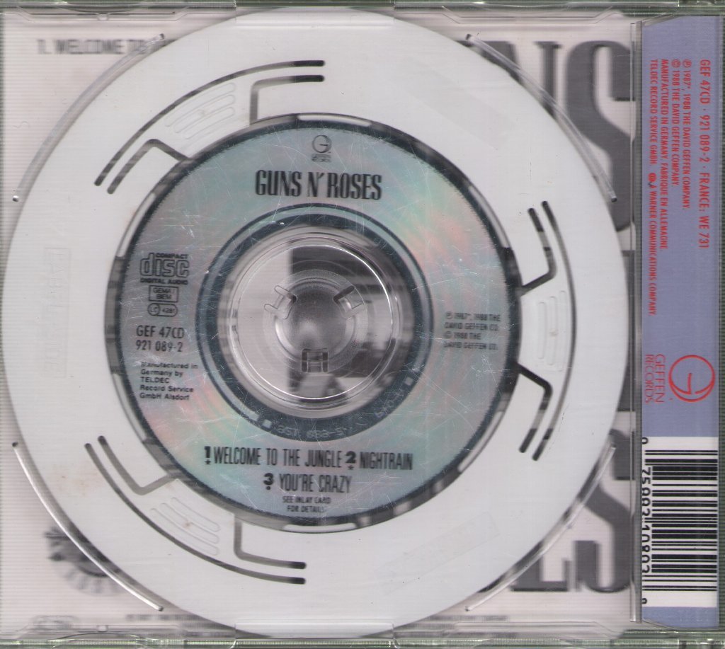 Guns N' Roses - Welcome To The Jungle - Cd