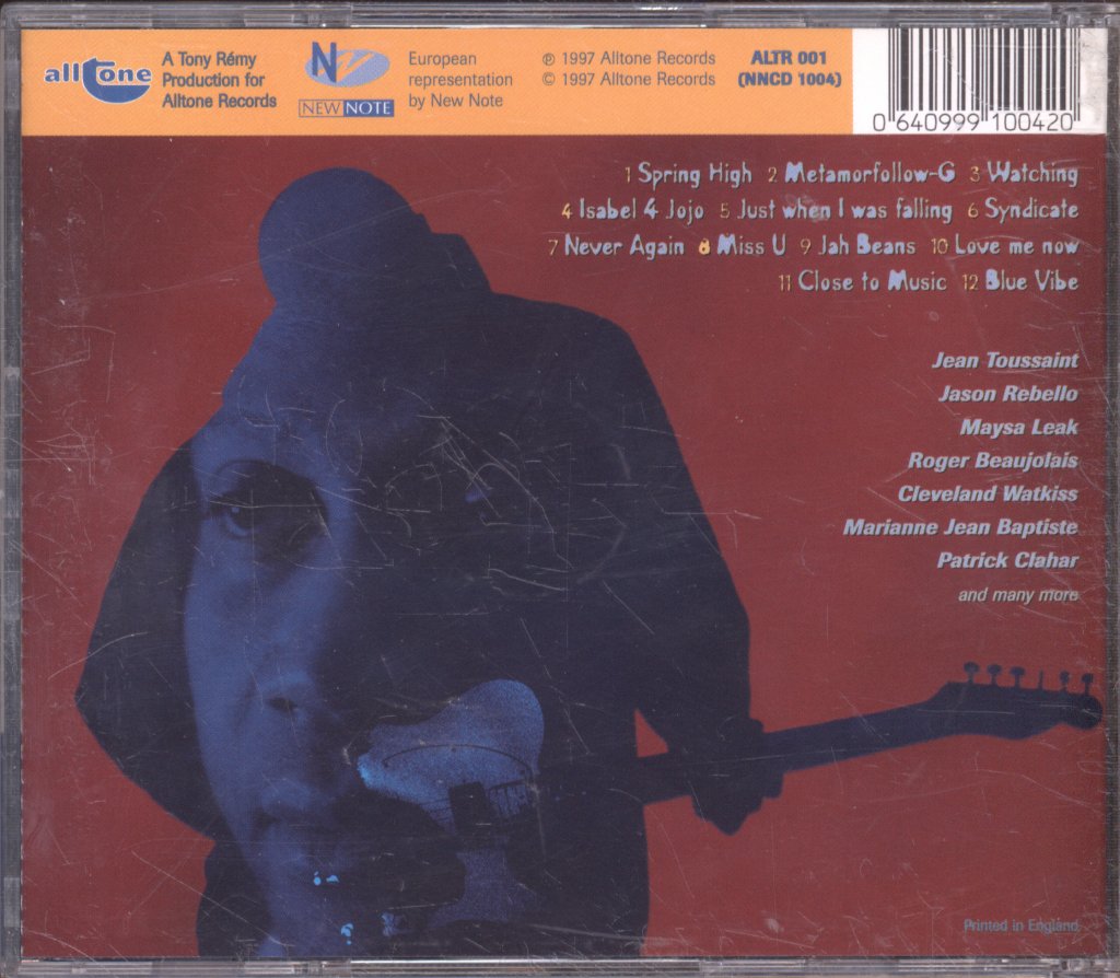 Tony Remy - Metamorfollow-G - Cd