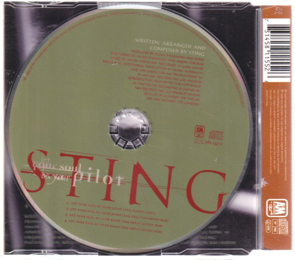 Sting - Let Your Soul Be Your Pilot - Cd