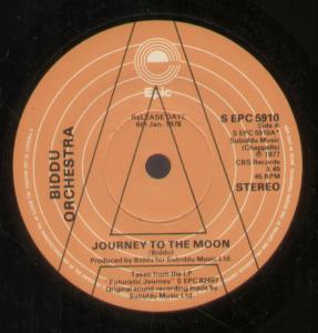 Biddu Orchestra - Journey To The Moon - 7 Inch