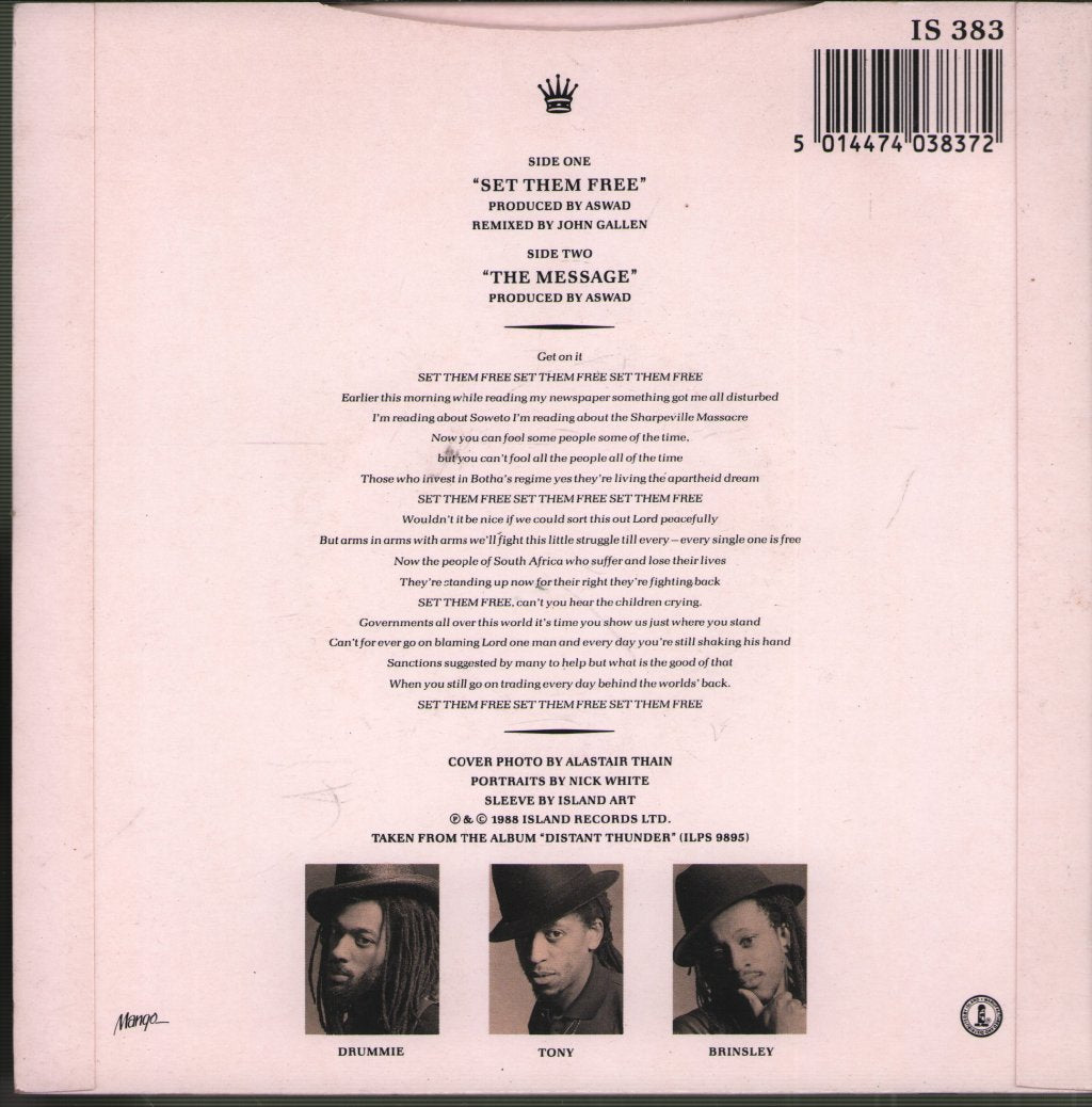 Aswad - Set Them Free - 7 Inch