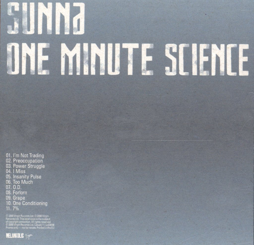 Sunna - One Minute Science - Cd