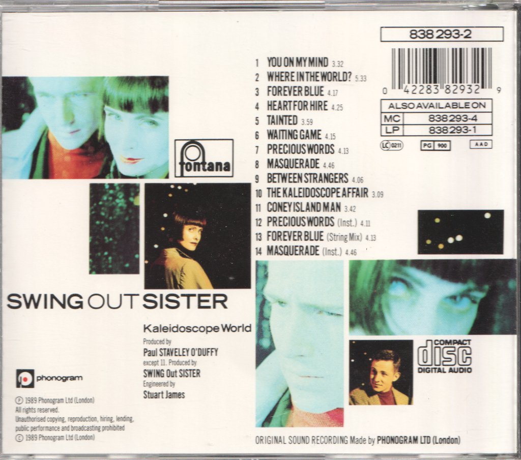 Swing Out Sister - Kaleidoscope World - Cd
