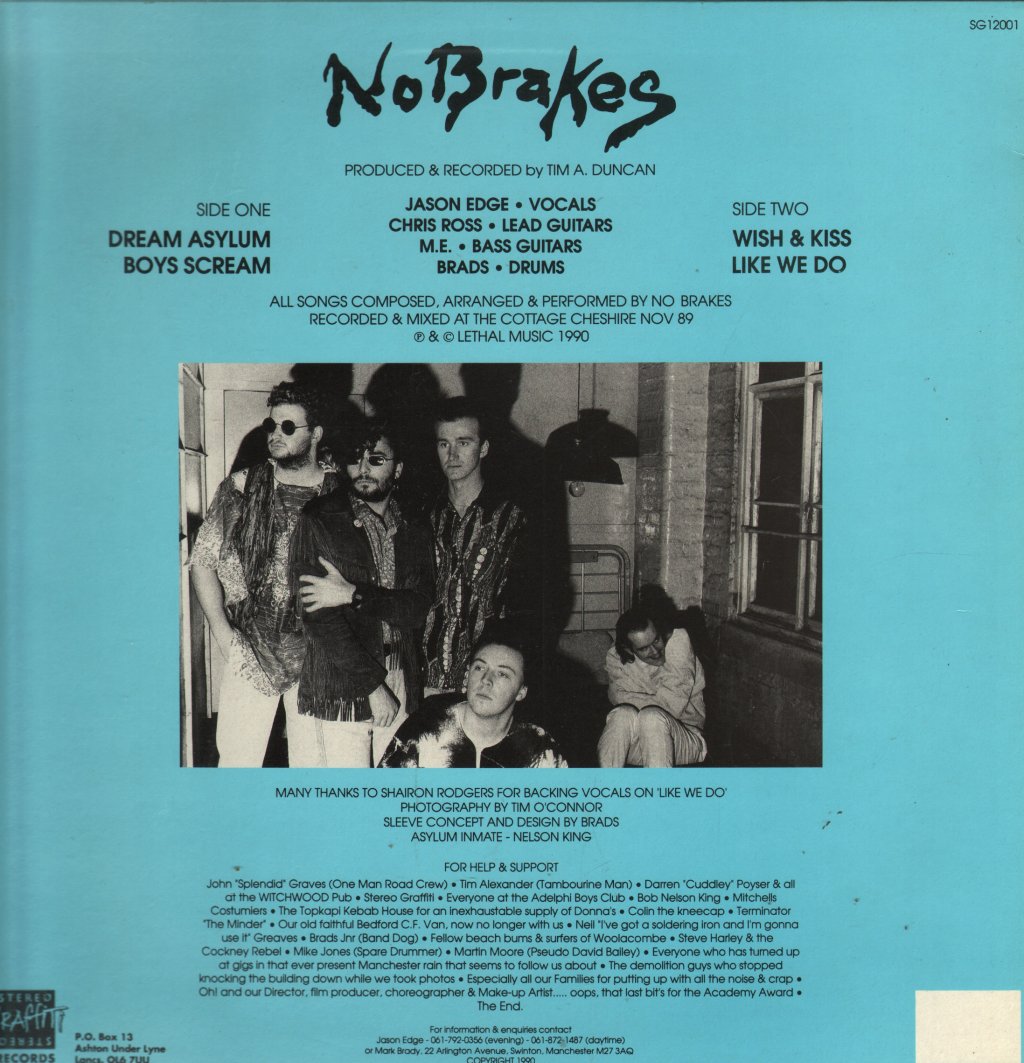 No Brakes - Dream Asylum - 12 Inch