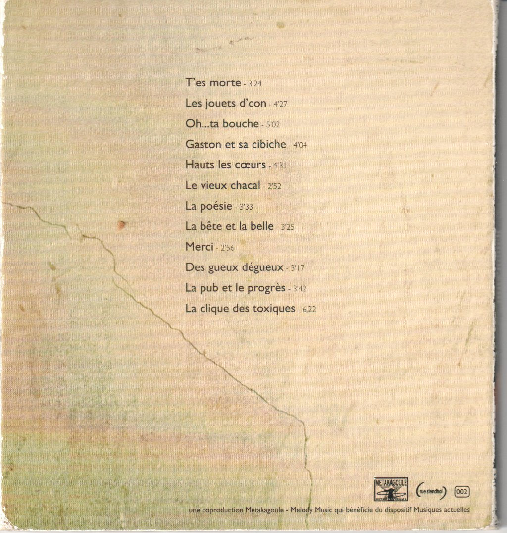 Muz'Nouch - T'Es Morte - Cd