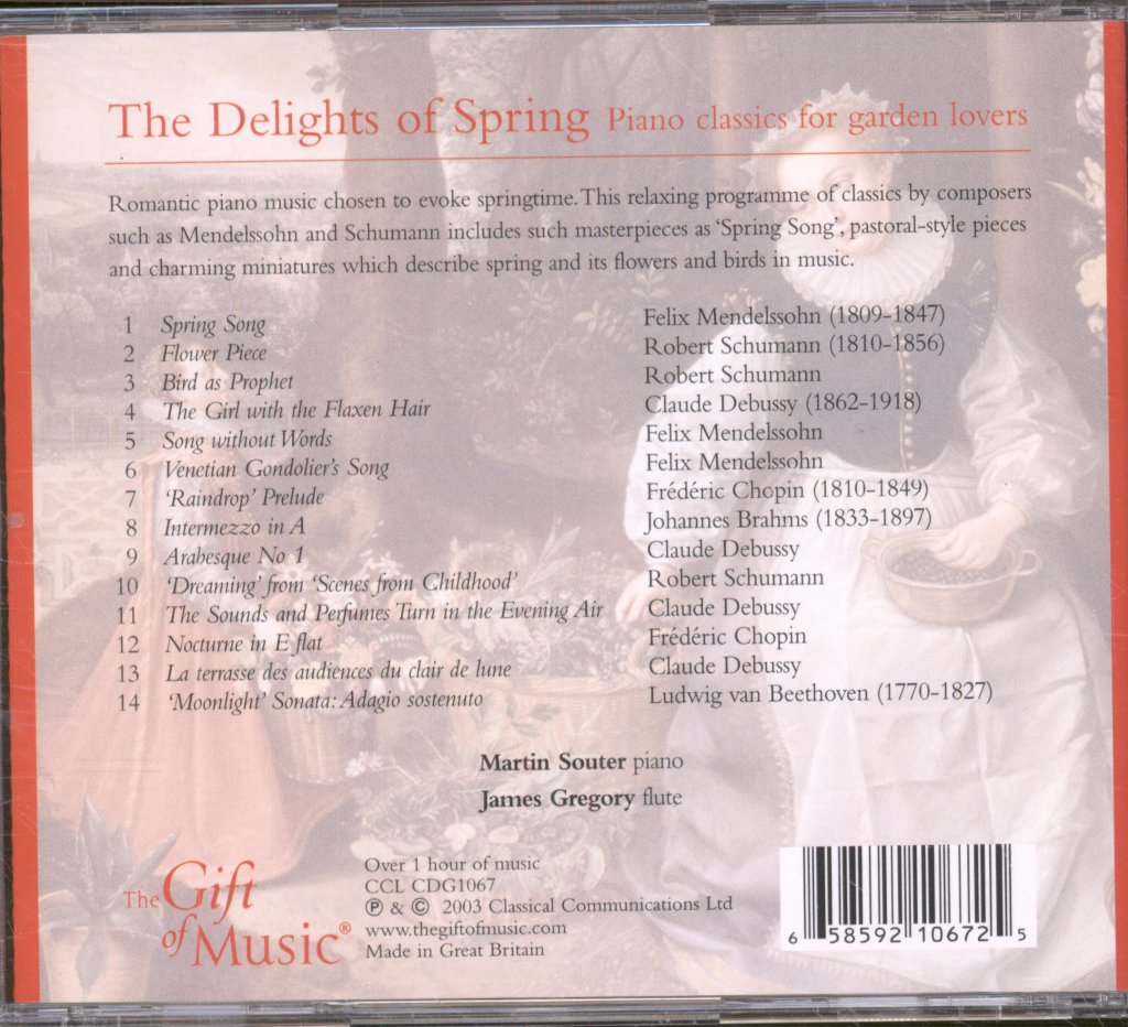 Various Artists - Delights Of Spring - Piano Classics For Garden Lovers - Cd