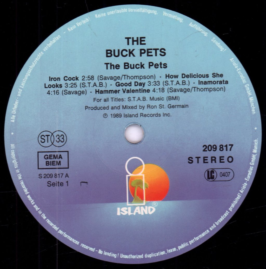 Buck Pets - Buck Pets - Lp