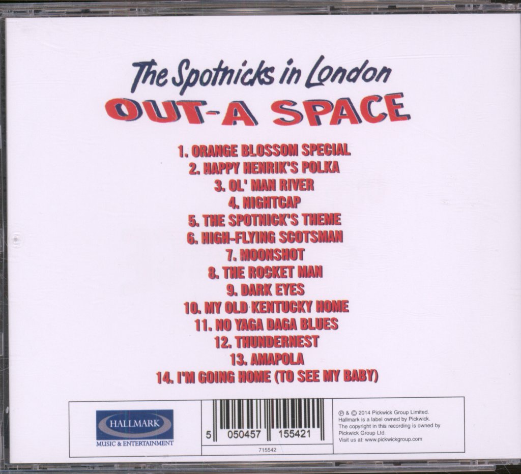 Spotnicks - Out-a-Space, The Spotnicks In London - Cd