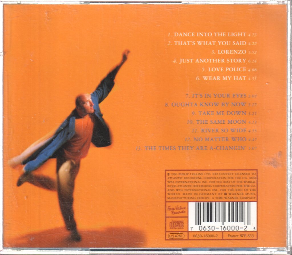 Phil Collins - Dance Into The Light - Cd