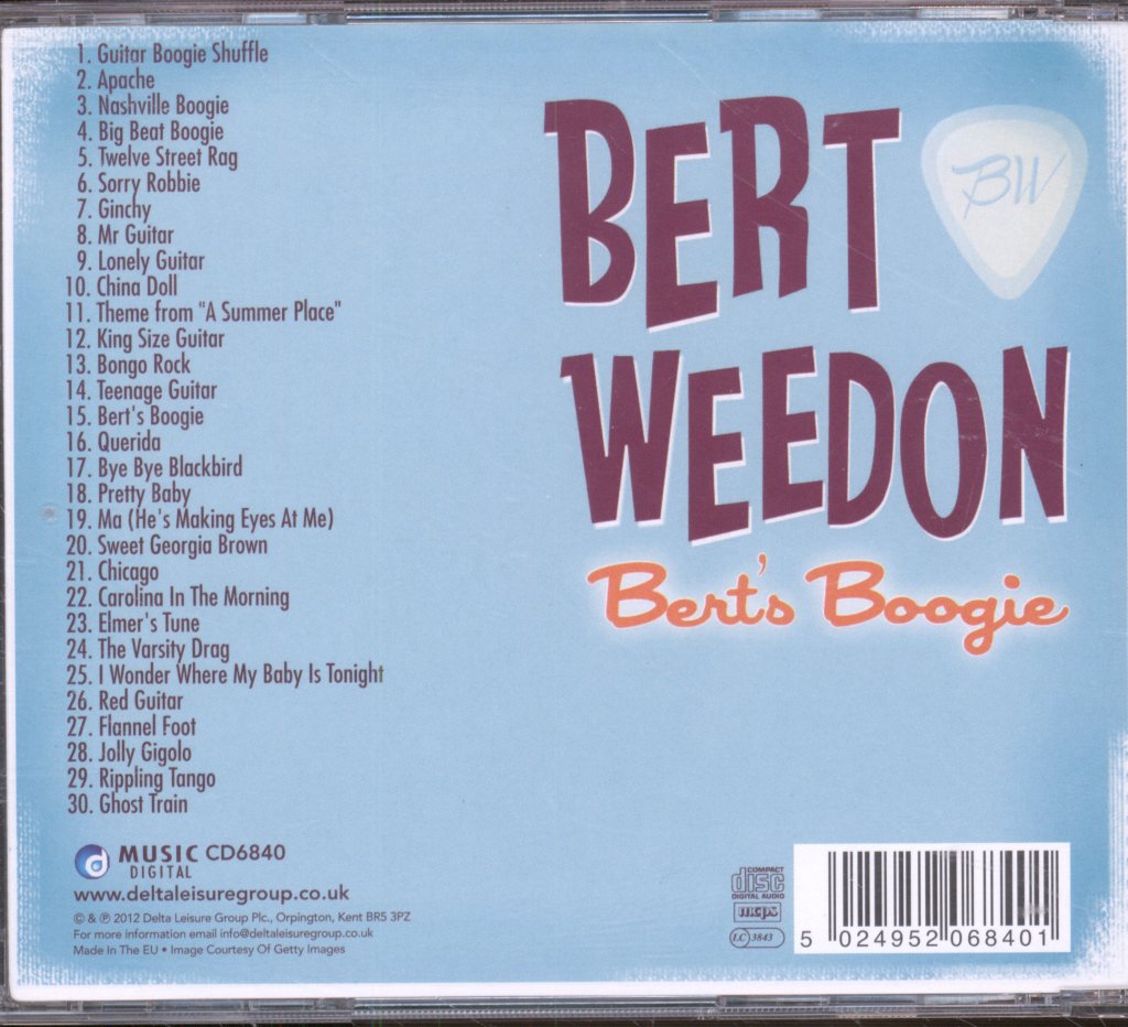 Bert Weedon - Bert's Boogie - Cd