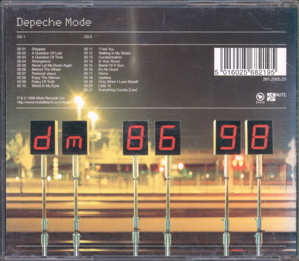 Depeche Mode - Singles 86>98 - Double Cd