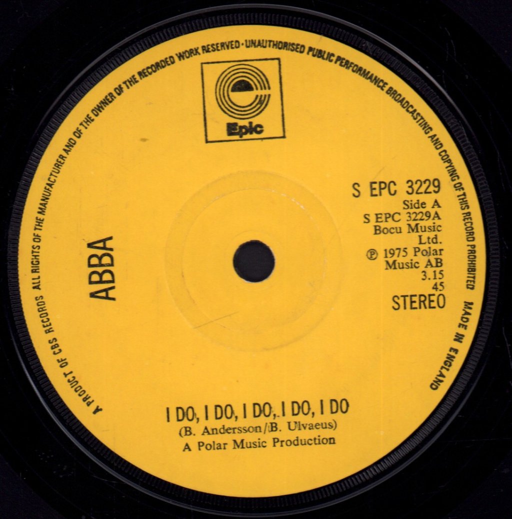 ABBA - I Do, I Do, I Do, I Do, I Do - 7 Inch