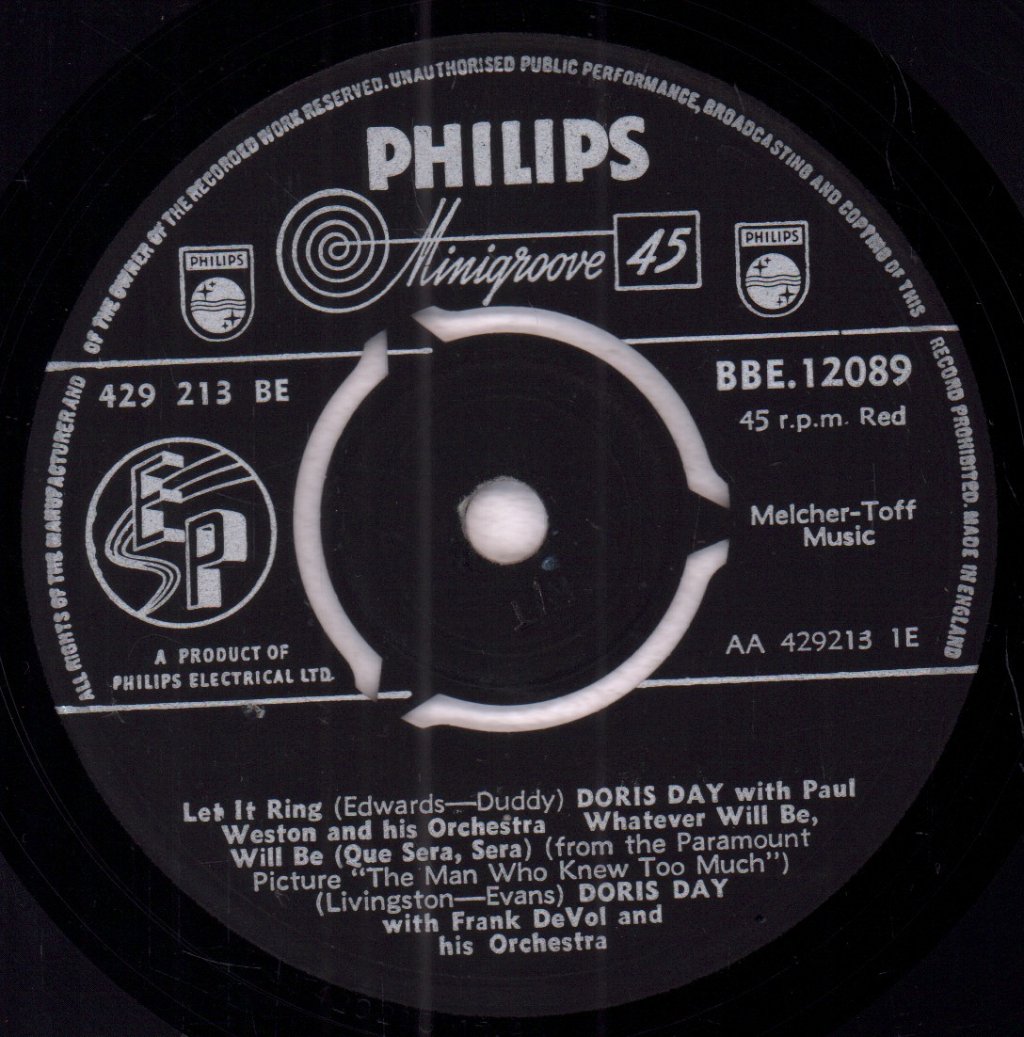 Doris Day - No 2 - 7 Inch