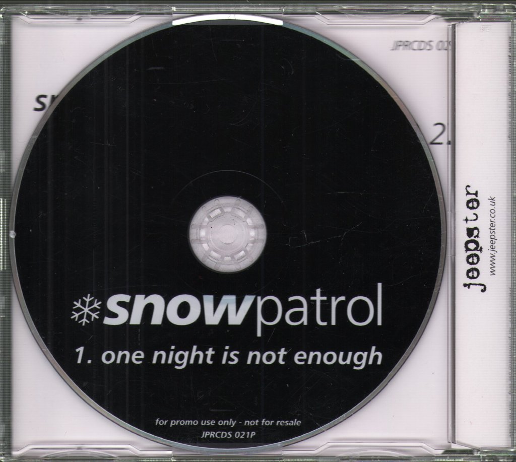 Snow Patrol - One Night Is Not Enough - Cd