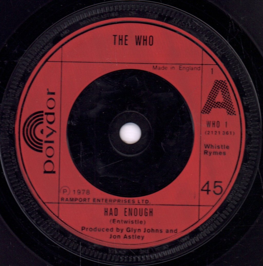 Who - Who Are You - 7 Inch