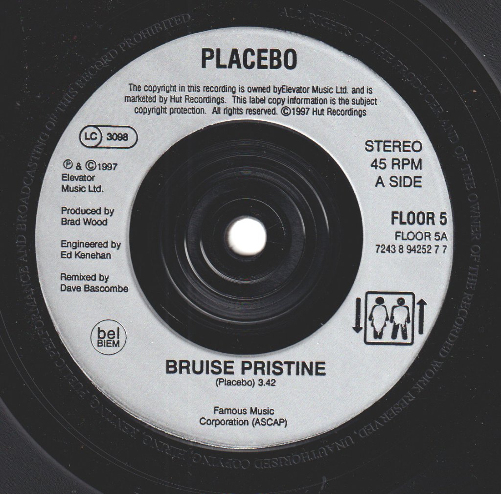 Placebo - Bruise Pristine - 7 Inch